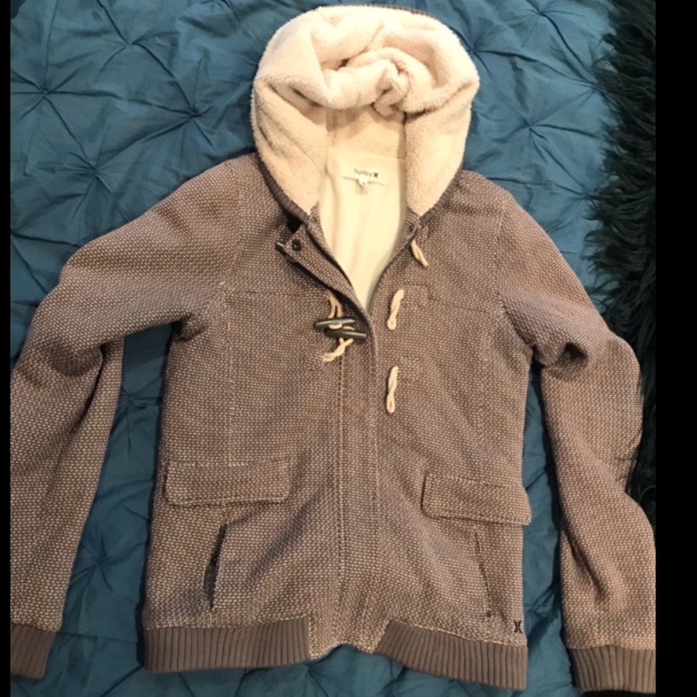 Hurley sweater jacket